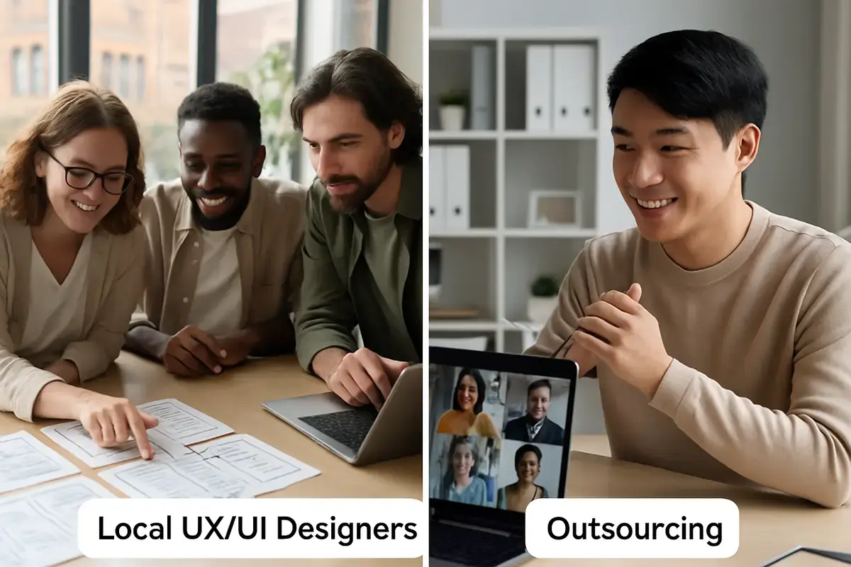 Hiring local UX/UI Designers vs outsourcing